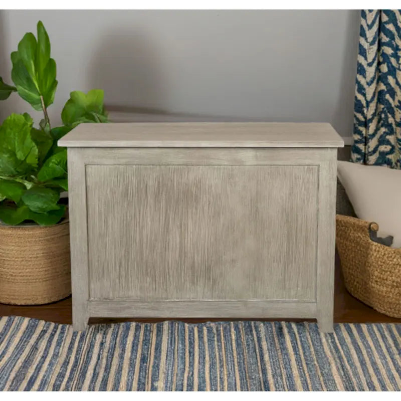 Banc de rangement en bambou massif
