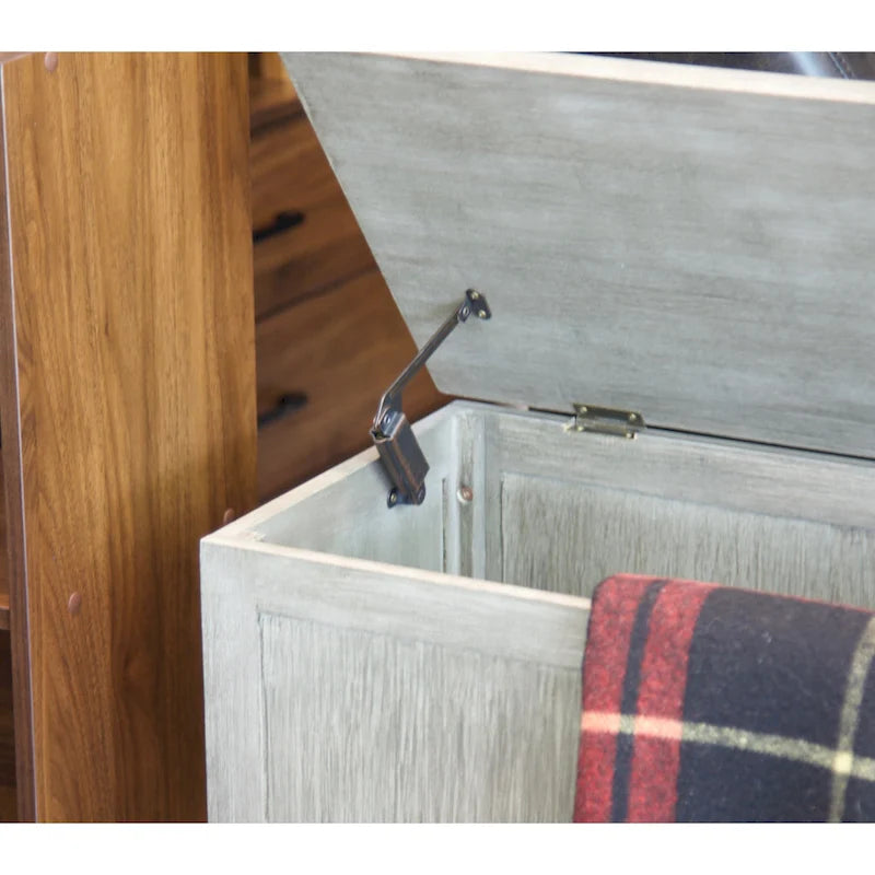 Banc de rangement en bambou massif
