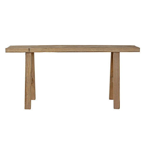 Artissance 43 Long 10 Wide Elmwood Bench, Natural Wood - 9'6 x 12'11