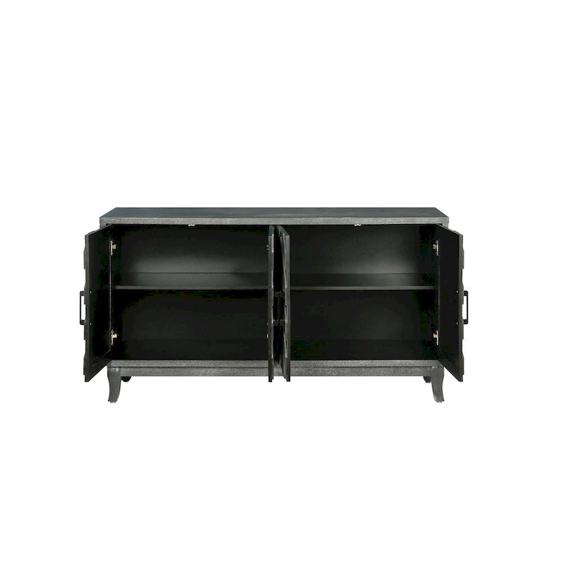 Buffet vitrine de style vintage plus robuste