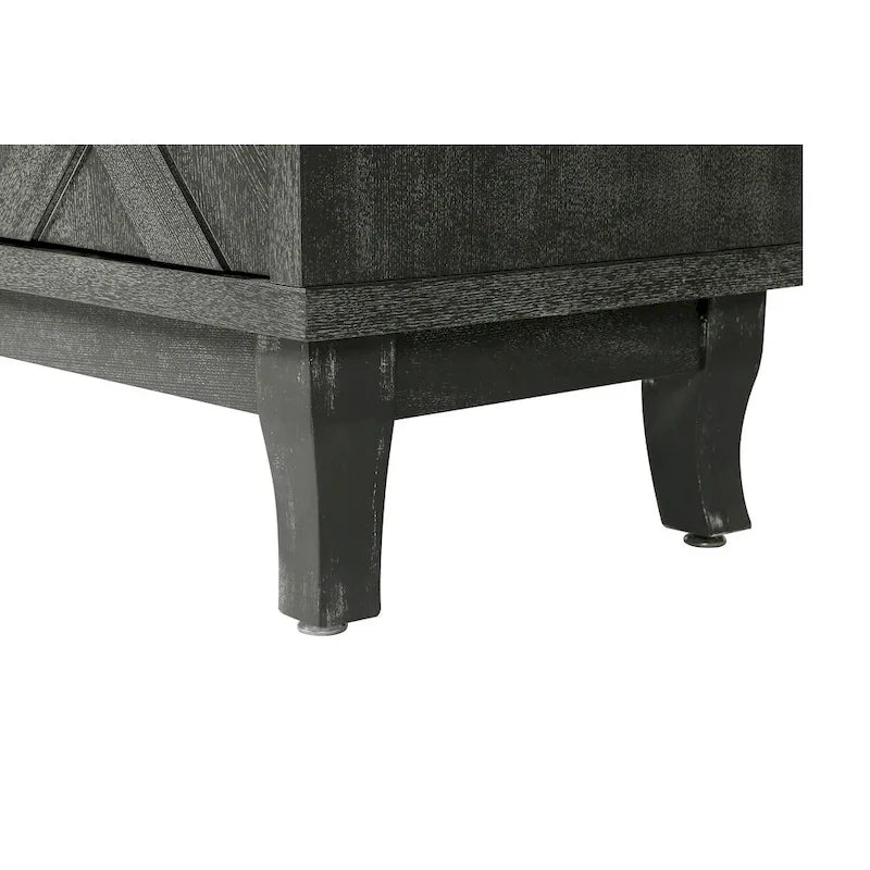 Buffet vitrine de style vintage plus robuste