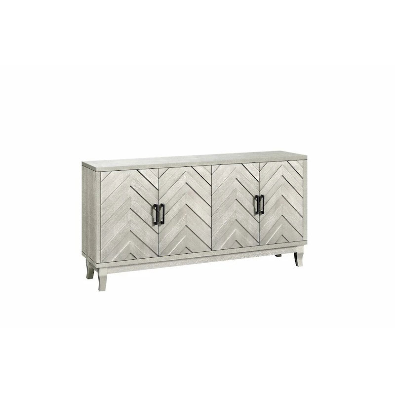 Buffet vitrine de style vintage plus robuste