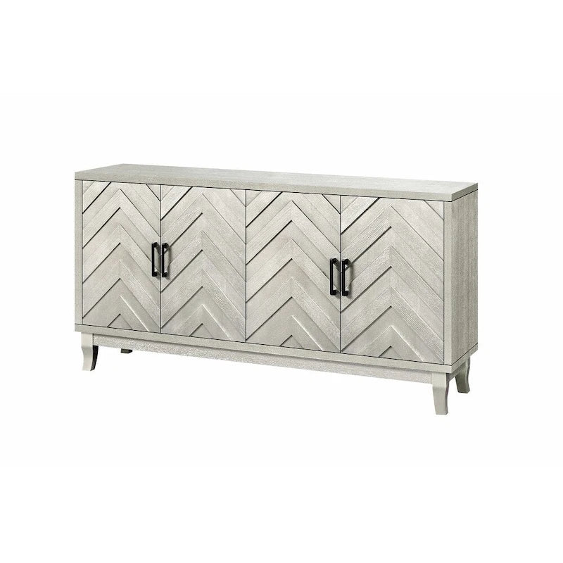 Buffet vitrine de style vintage plus robuste