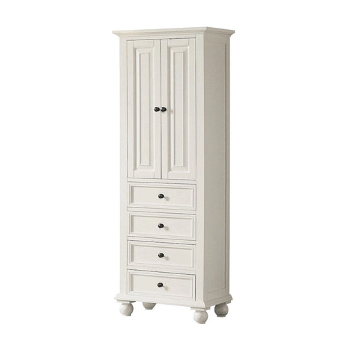 Meuble haut de salle de bain blanc français de 61 cm - 61 cm (l) x 173 cm (H) - 61 cm (l) x 173 cm (H)