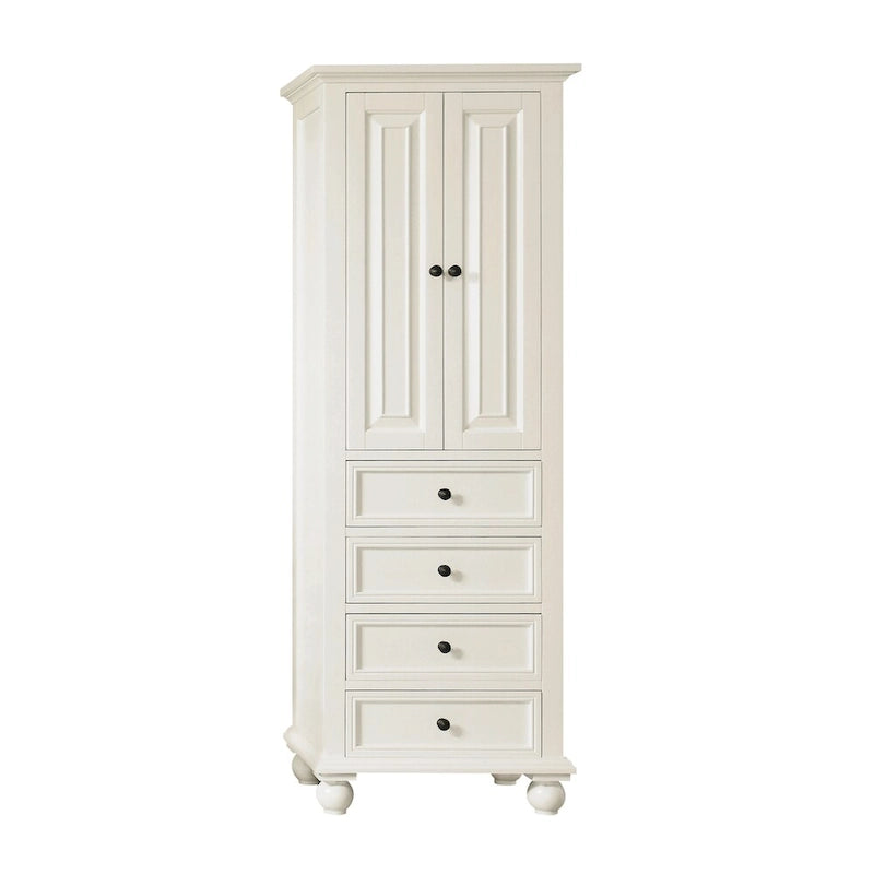 Meuble haut de salle de bain blanc français de 61 cm - 61 cm (l) x 173 cm (H) - 61 cm (l) x 173 cm (H)