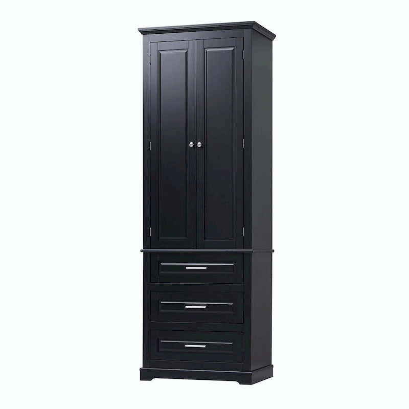 Meuble haut de salle de bain avec trois tiroirs