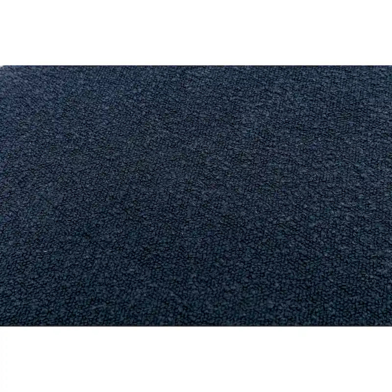 Nouveau Pouf Ottoman en Tissu Bouclé Banc de Chambre à Coucher Banc à Chaussures avec Pieds en Métal Doré