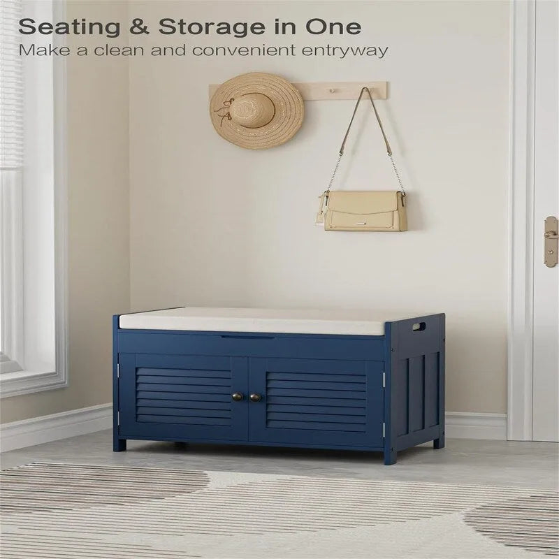 Banc de rangement pour chaussures - 40,5P x 72L x 45,4H
