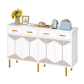 Meubles de rangement/buffet avec 2 grands tiroirs pour cuisine, tables de bar à café en bois